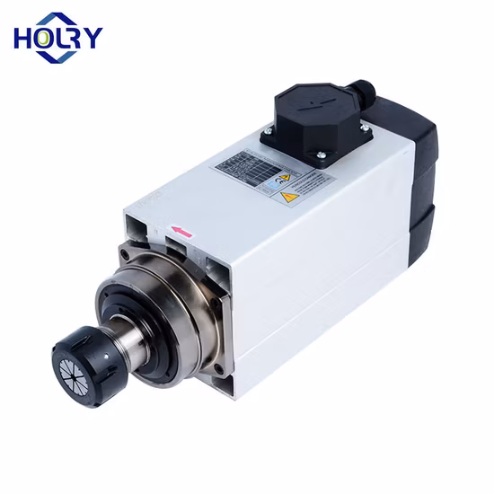 공냉식/냉각기 CNC 라우터, 220/380V 3상 고전력 주파수를 갖춘 3/단상 전기 스핀들 모터