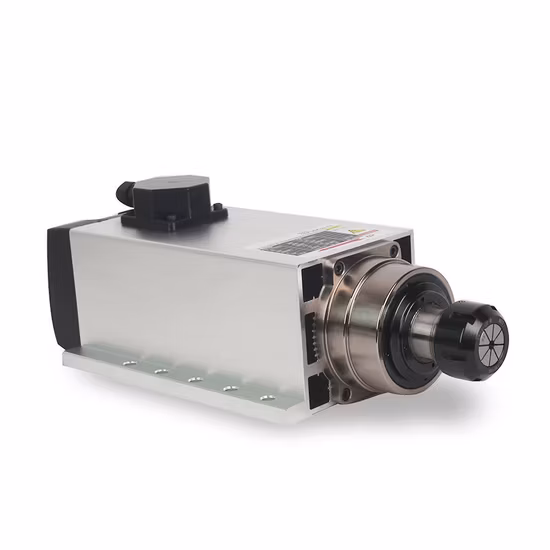 CNC 스핀들 7.5KW 사각 공랭식 CNC 기계 모터용 CNC 라우터 스핀들 모터